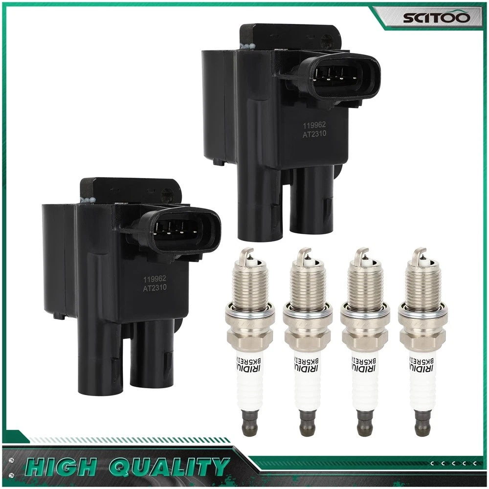 Ignition Coil & Spark Plug Set for Toyota Corolla, Chevrolet Prizm (1998–1999)