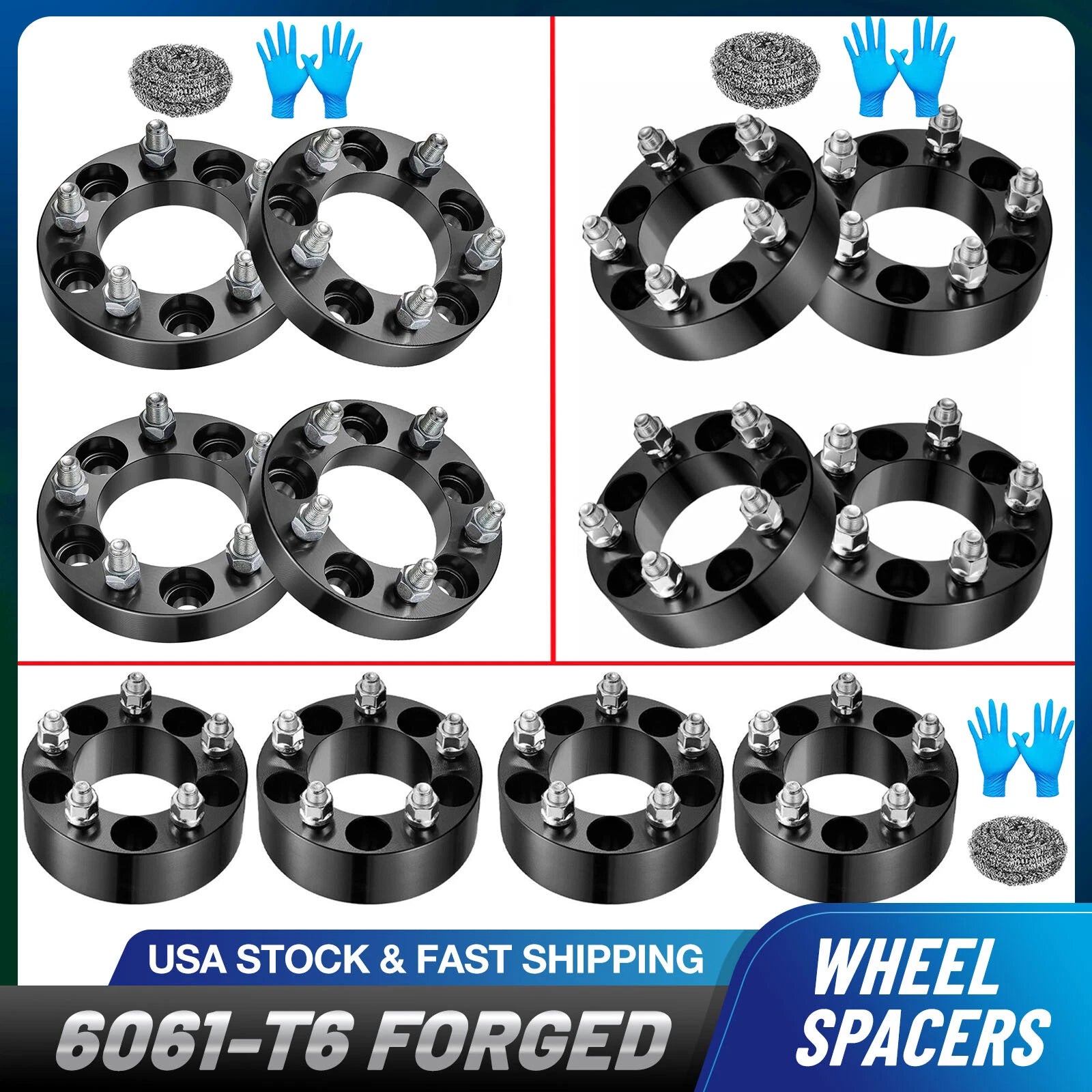 Wheel Spacers for Ford Ranger Mustang Jeep Wrangler (2"–4.5") (5x114.3) (2010–2024)