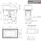 Electromagnetic Switch 16A 120V AC for Power Tools (IP54 Dust Resistant)