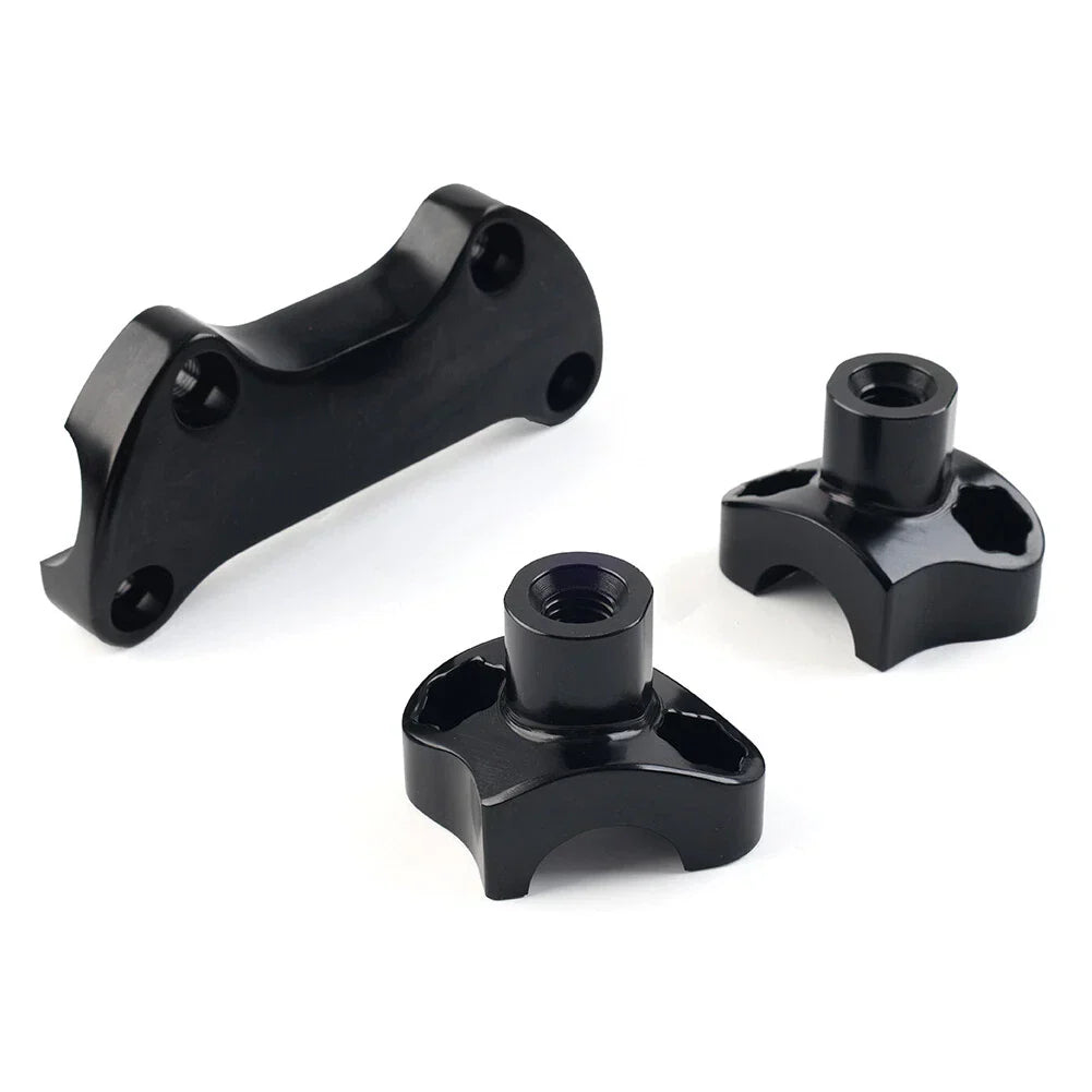 7" Handlebar Risers Top Clamp for Harley Dyna Softail Street Bob Sportster (2006-2023)