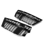 Open Mesh Honeycomb Front Bumper Fog Light Grille for Audi A3 S-Line (2013–2020)