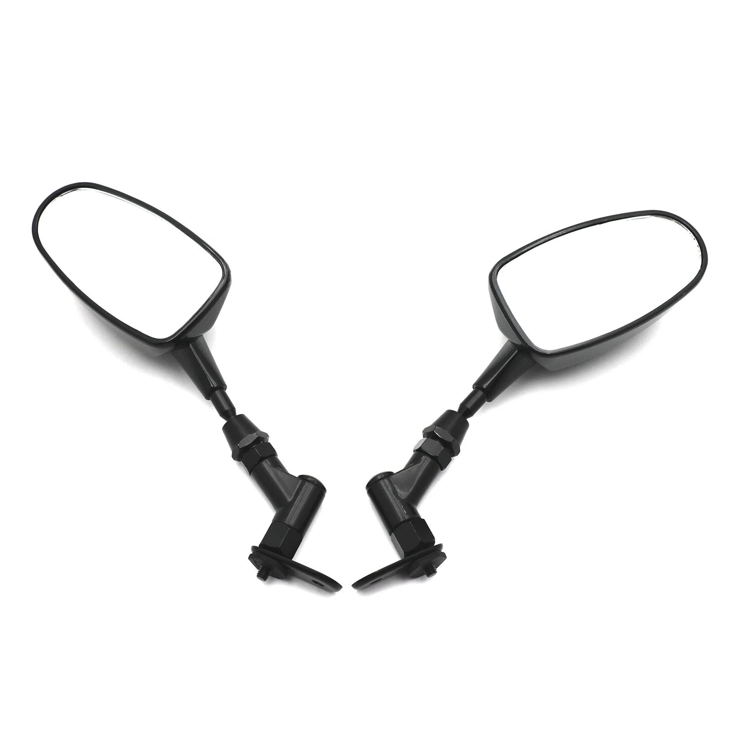 Set of 2 Mini Mirrors for Honda CBR600RR, Kawasaki Ninja 636 ZX6R, Yamaha YZF R6, R1