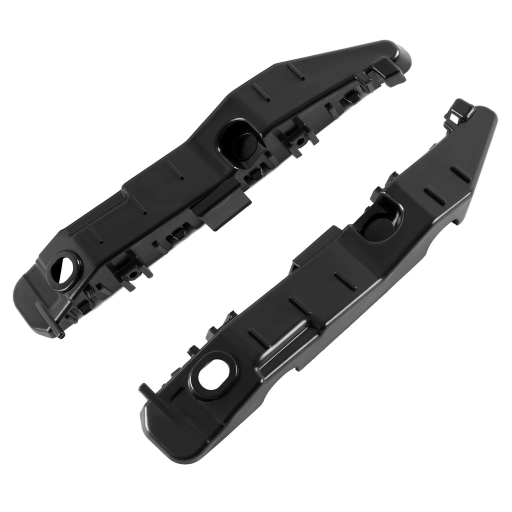 Set of 2 Bumper Brackets for Hyundai Sonata (2015–2017) - Plastic Black