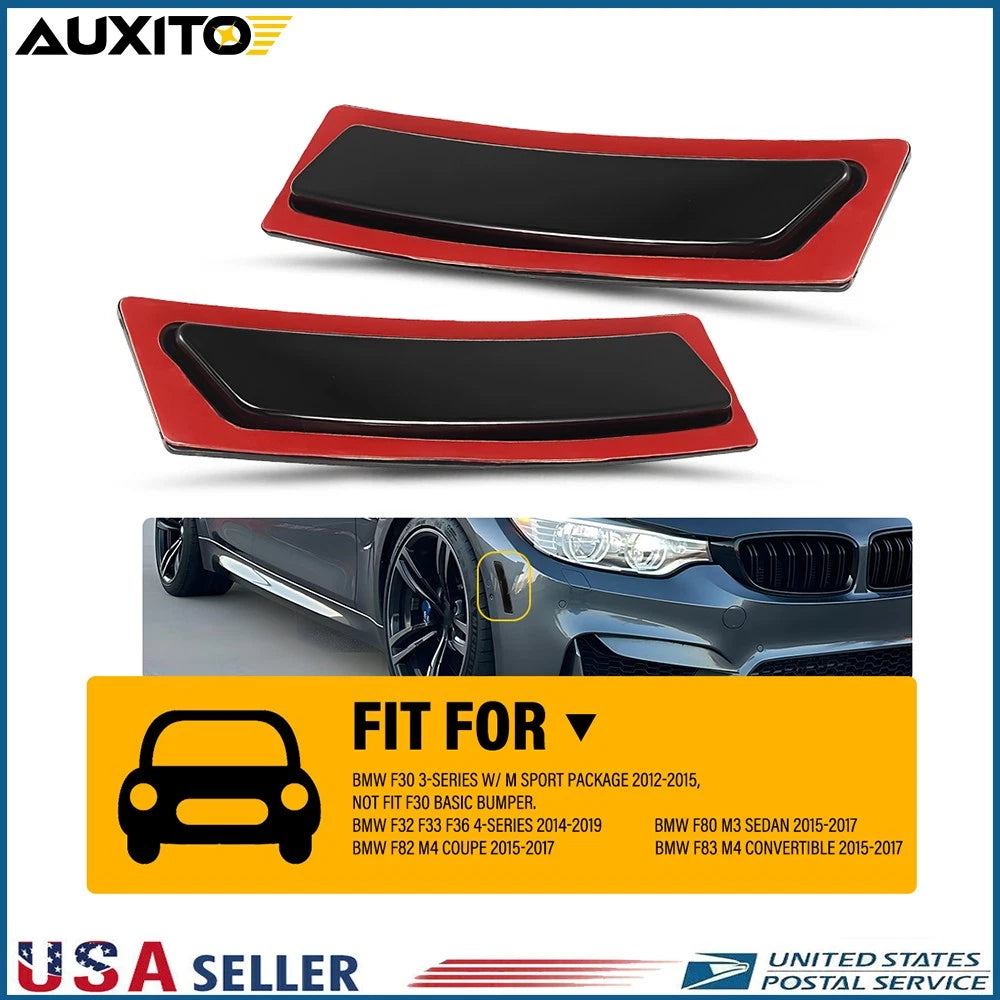 Smoked Side Marker Reflector Lights for BMW F80 M3 F82 M4 (2015–2017)