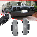 2X Clear Lens Tailgate Reverse Backup Lights for Corvette C4 (1984–1990)
