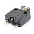 3/8 Inch Round Hole Circuit Breaker with Manual Reset, Transparent Cover