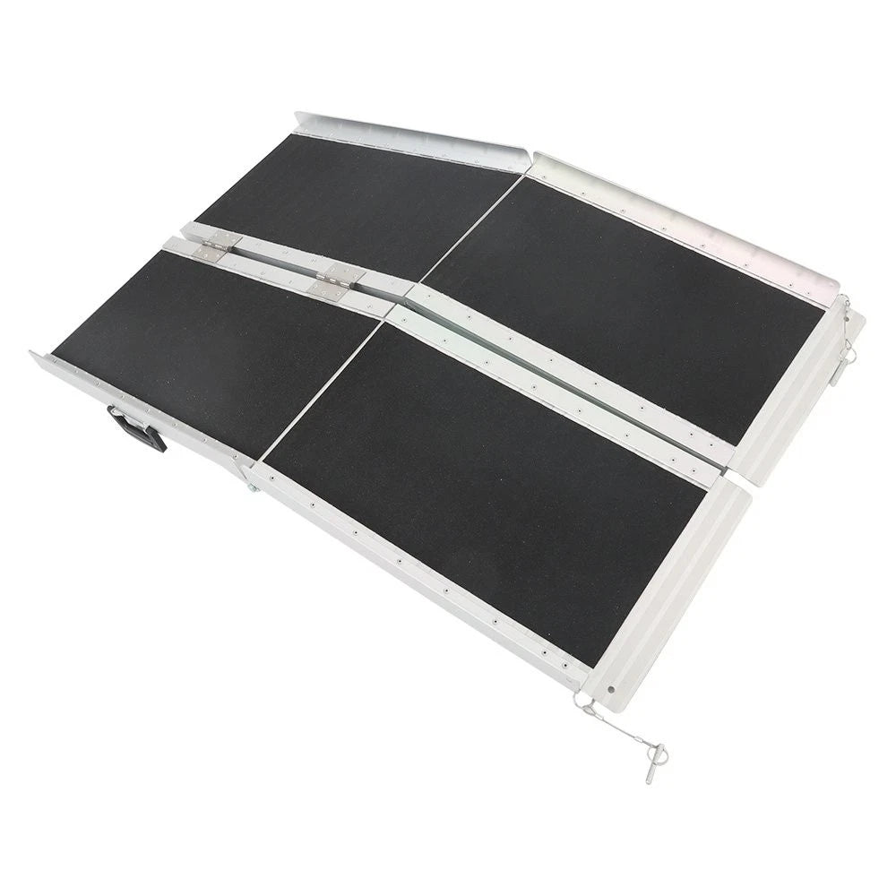Aluminum Motorcycle Loading Ramp 6' x 9.8' for Motorcycles (1PC)