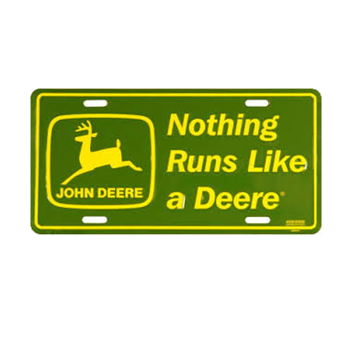 John Deere License Plate for Tractor Truck (Fits )