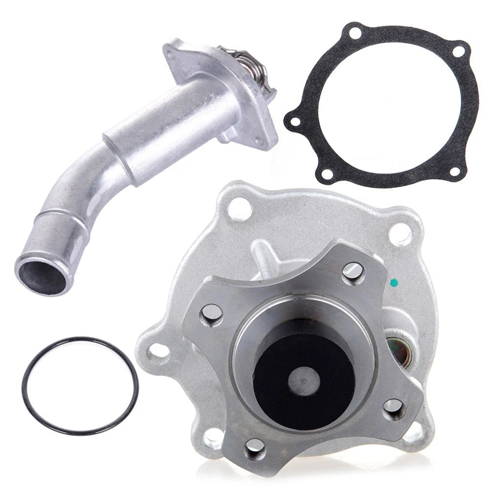 Water Pump Thermostat for Chevy Trailblazer Envoy XL XUV Saab 9-7x Isuzu 4.2L (2002–2009)
