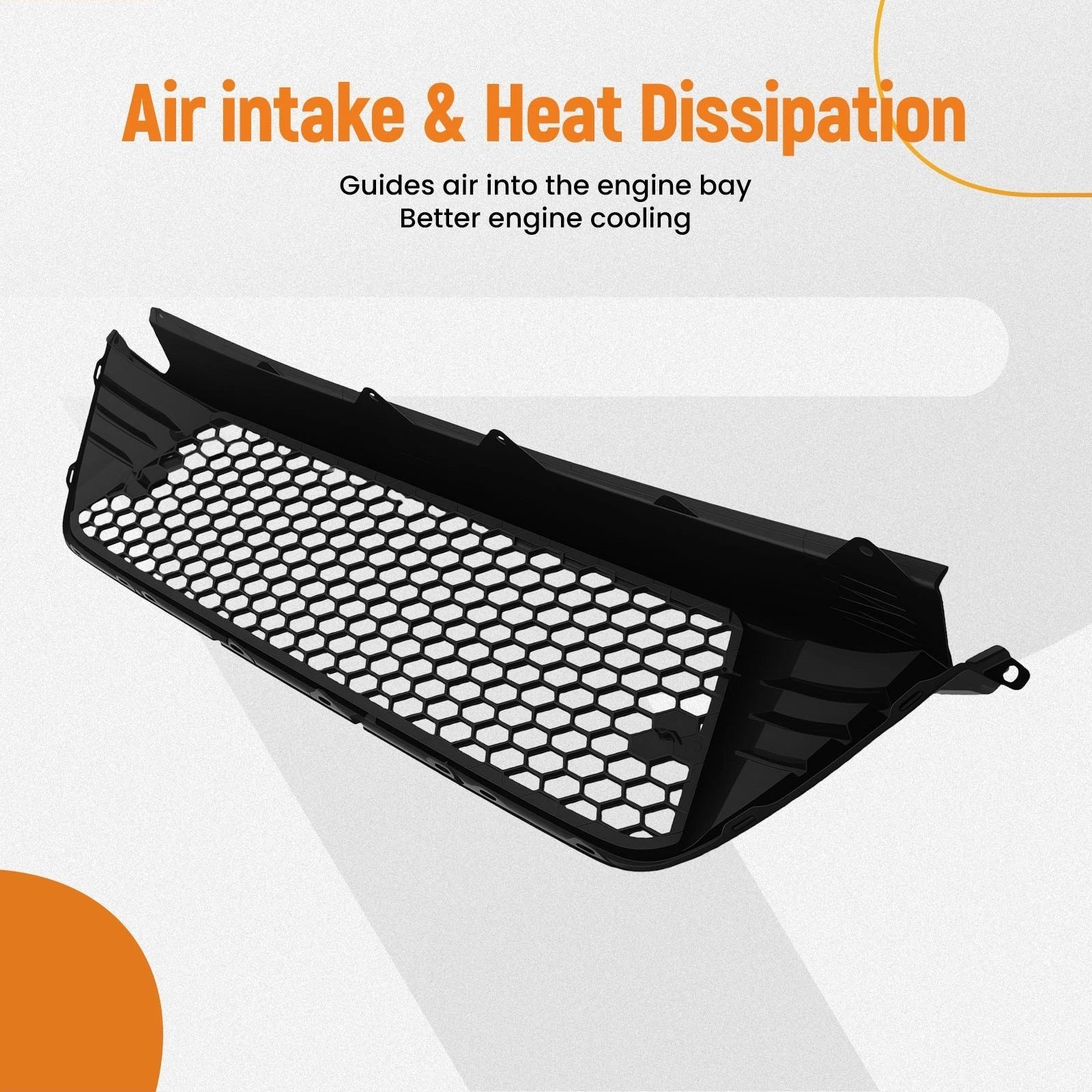 Lower Front Bumper Grille Mesh Cover for Honda Civic (2022–2024)
