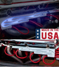 Custom V8 Wire Loom with LED Blue Flame for Hot Rod V8 (Universal)