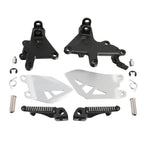 Set of 2 Front Rider Foot Peg Rest Brackets for Kawasaki Ninja ZX10R (2011–2020)