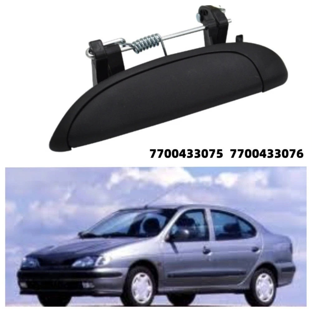 ABS Black Door Handle for Renault Megane (1996–2003) OEM 7700433076