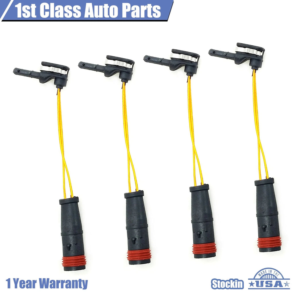 Front & Rear Brake Pad Wear Sensors for Mercedes C250 C300 C350 E350 (2012–2015)