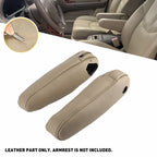 2X Beige Leather Seat Armrest Cover for Lexus RX 300 330 350 (2003–2009)