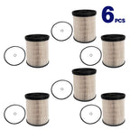 6X Fuel Filter for Chevrolet Silverado 1500 2500 3500 HD (2014–2020)