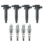 4X Ignition Coils + 4X Spark Plugs for Toyota Echo Prius (2000–2005) UF316