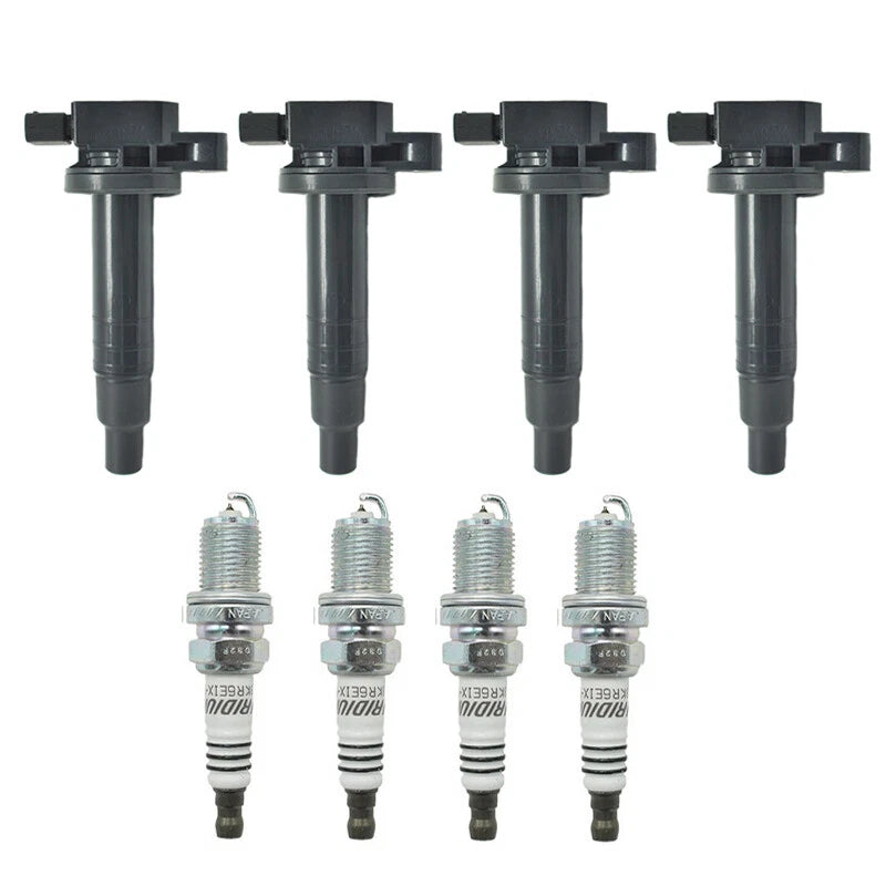4X Ignition Coils + 4X Spark Plugs for Toyota Echo Prius (2000–2005) UF316