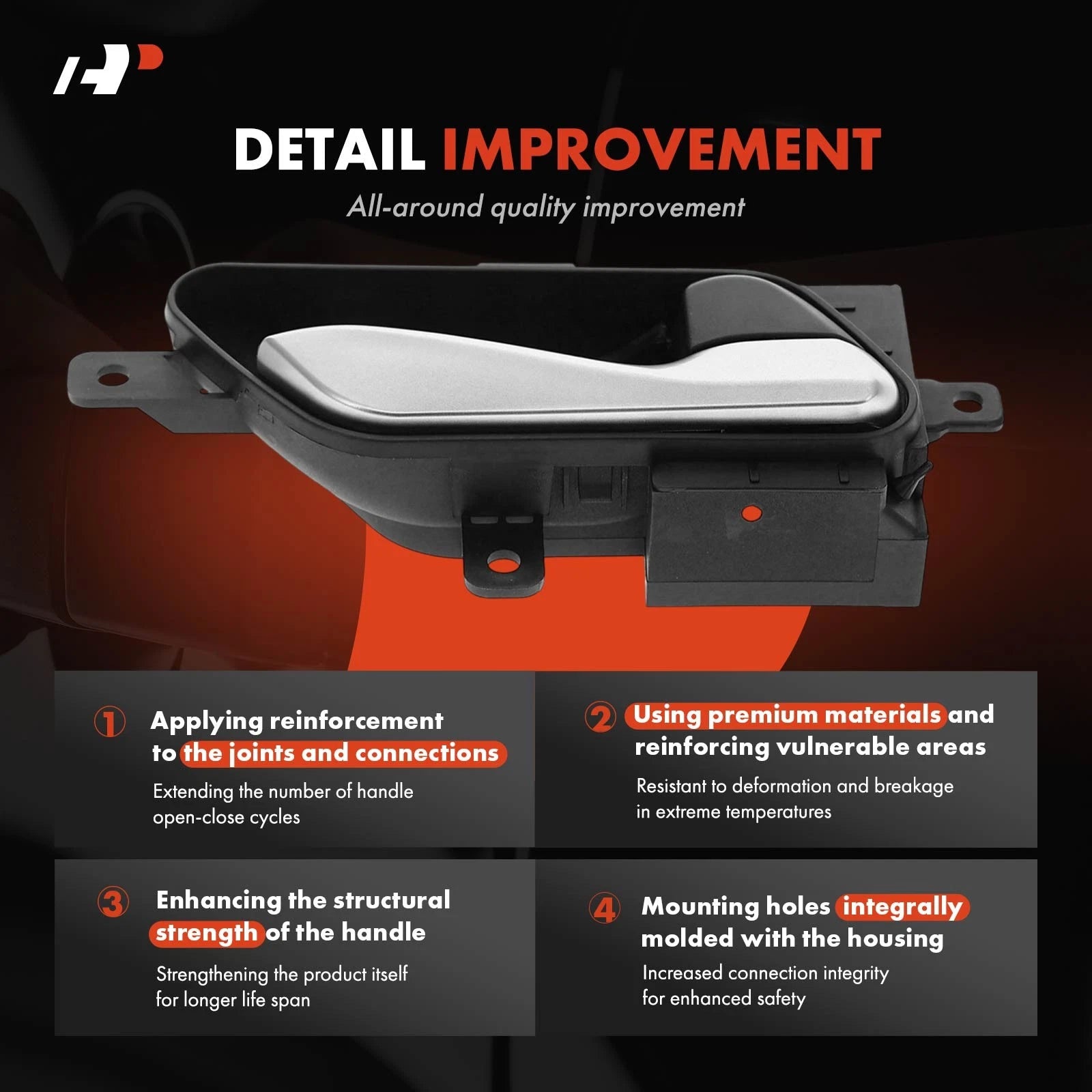 Right Exterior Door Handle for Nissan Altima, Sentra (2019–2023)