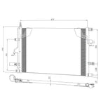 A/C Condenser Replacement Repair Part for Volvo S60 (2001–2005)