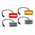 4X White LED Fender Marker Lamps for GMC Sierra 2500HD 3500HD (2015–2023)