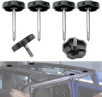Set of 6 Soft Top Window Frame Knobs for Jeep Wrangler JK (2007–2018)