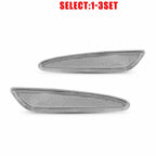 Set of 2 Clear Front Fender Side Marker Lights for Mercedes-Benz E-Class W211 (2003–2006)