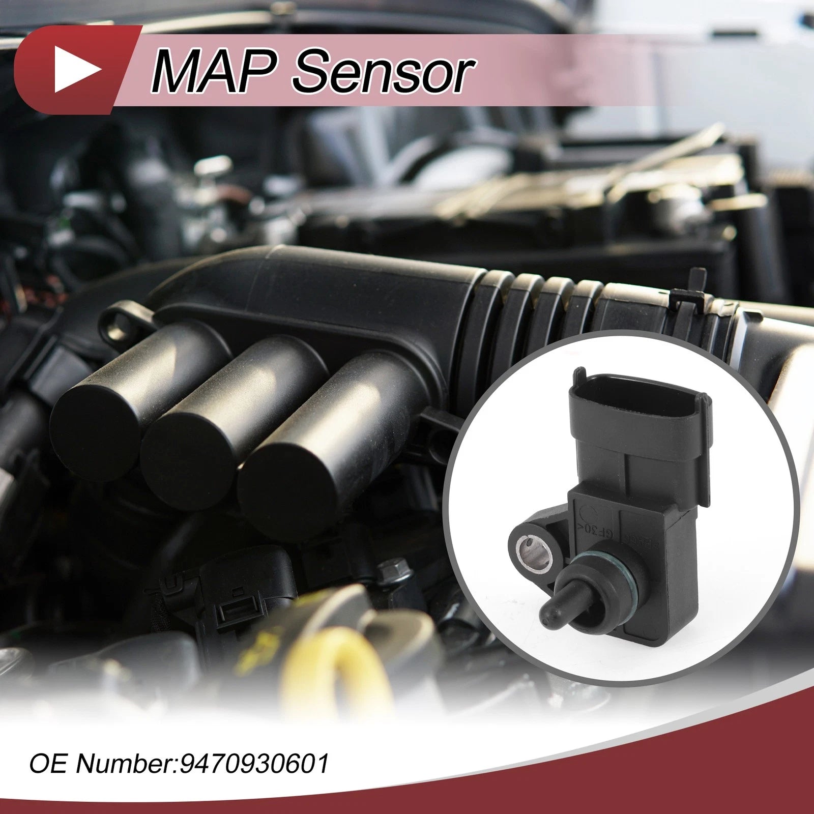 MAP Sensor No. 9470930601 for KIA Cadenza (2014–2016)