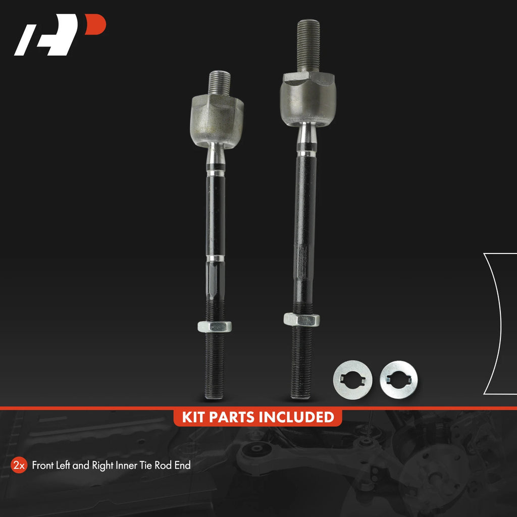 2X Front Inner Tie Rod End for Ford Thunderbird (2002)