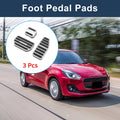 Automatic Foot Accelerator Pedal Covers for Suzuki Swift (No Mark, Silver Tone)