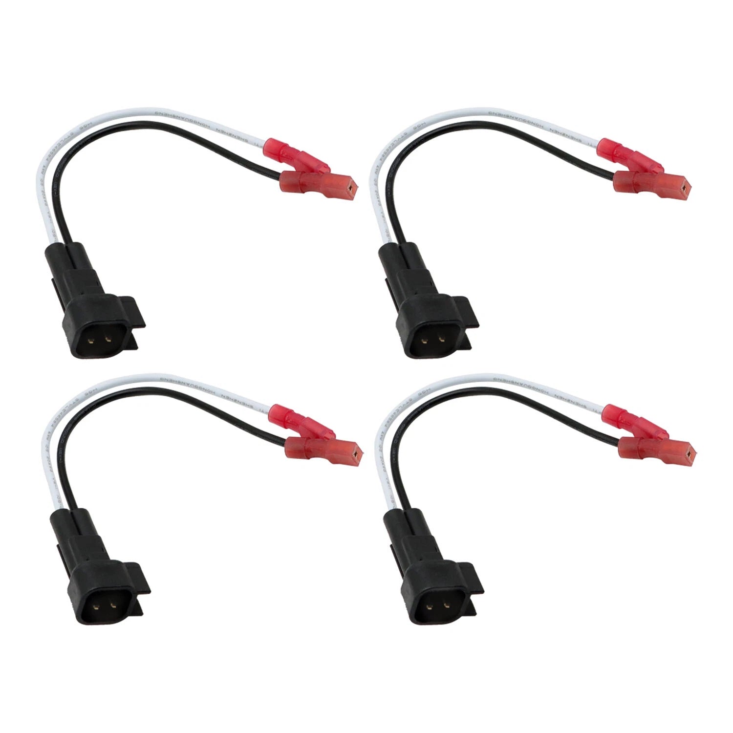 Set of 4 Speaker Connector Harness Adapter for Ford Lincoln Mercury (SP-5600, 72-5600)