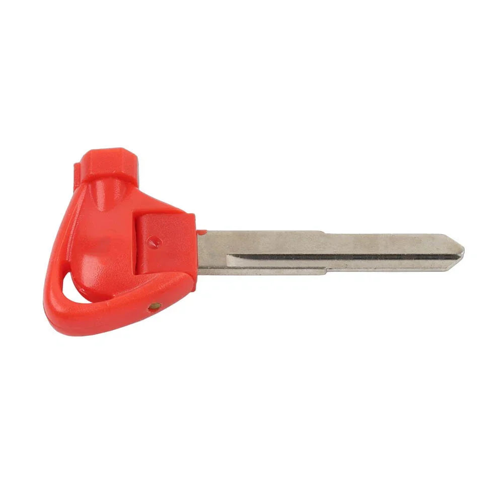 Red Right Ignition Key Blank Shell Case Uncut Blade for Yamaha Scooter