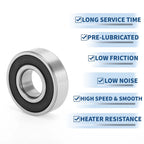 6203DDU Deep Groove Ball Bearing for Scooter Skateboard Wheel (1 Pc)