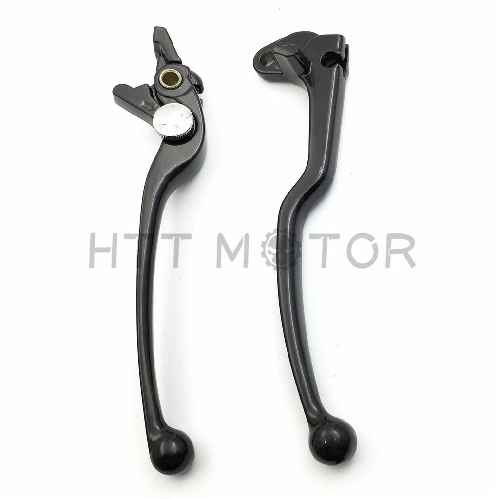 Black Brake Clutch Levers for Suzuki GSR 600/750 (1997–2003) DL650/V-Strom (2011–2012)