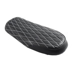 Black Universal Motorcycle Flat Saddle Seat for Yamaha, Honda