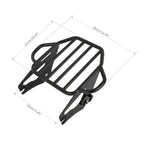 Detachable Backrest Sissy Bar Luggage Rack for Harley Street Glide (2009-2025)