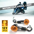 2X Motorcycle Turn Signal Light for Bullet  Amber Indicators