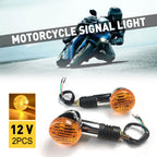 2X Motorcycle Turn Signal Light for Bullet  Amber Indicators
