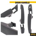 Exterior Door Handle Set of 2 Black Left + Right for Ford Focus (2008–2011)