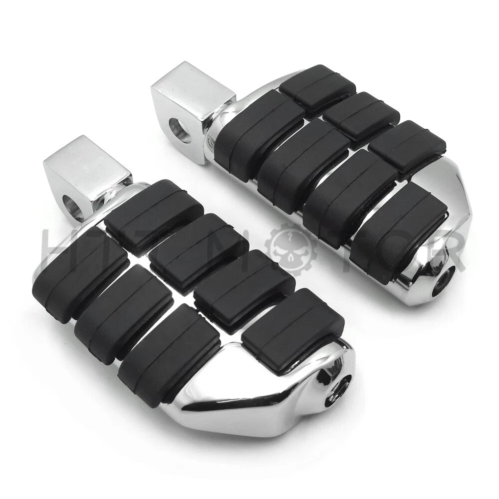 Chrome Dually Footpegs for Kawasaki ZX-6R ZX-7R ZX-9R Z1000 ZX-10R (1995–2023)