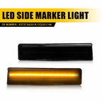 2X Front Amber LED Marker Lights for Ford Bronco F150 F250 F350 (1980–1986)