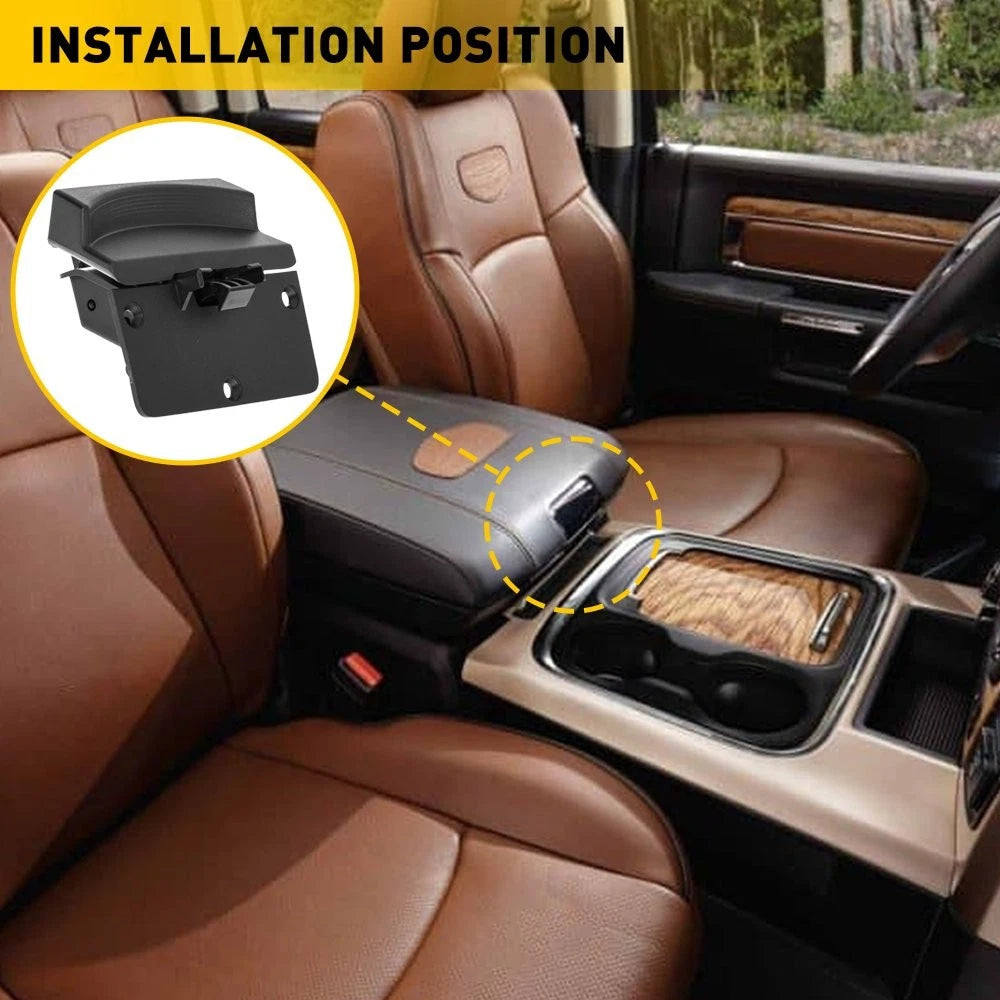 Armrest Lid Latch Handle for Dodge Ram 1500 2500 (2013–2017)