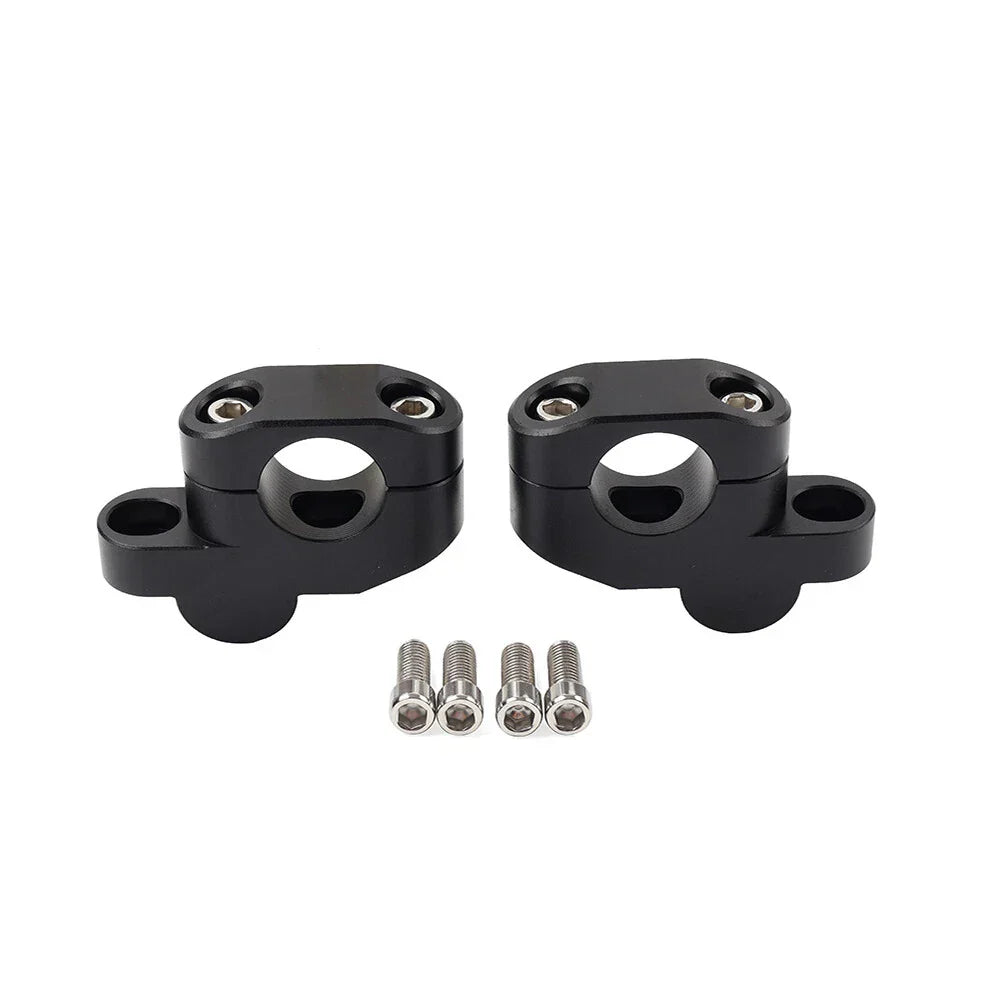 25mm Offset Handlebar Clamp Mount for Honda, Suzuki, Yamaha, Kawasaki