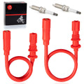 2 x Spark Plug & Wire Cap for Polaris Scrambler 1000 (2014-2024)