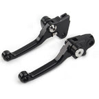Pivot Brake Clutch Levers for Kawasaki KX250F KX450F (2004–2019) Black