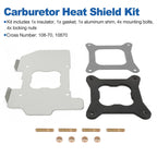 Carb Heat Shield Kit Insulator Spacer 108-70 for Holley 4010 4150 4160