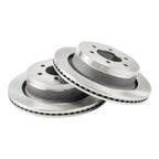 2X Vented Rear Disc Brake Rotors for 2012-2018 Ford F-150 (6-Lug)