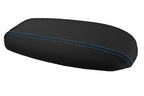 Console Lid Pull Over Cover Leather for Ford Mustang (1994–2004) Blue Stitch