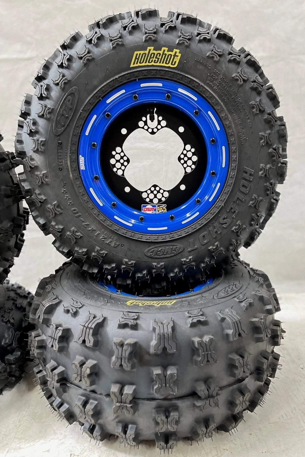 DWT G3 Beadlock Rims & ITP GNCC Holeshot Tires for Yamaha YFZ450 Raptor Banshee (2004–2023)