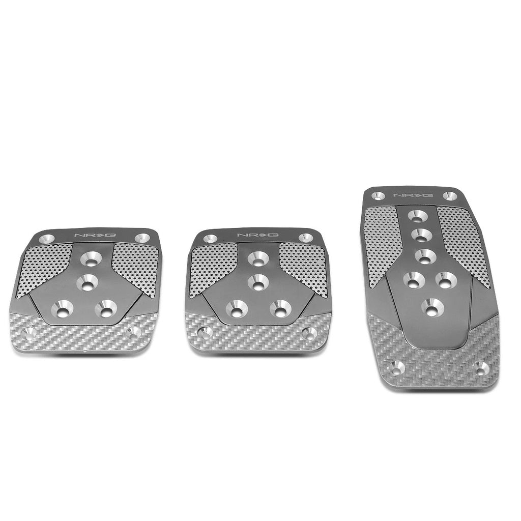 NRG Innovations PDL-400GM Aluminum MT Foot Pedal Cover Plates for